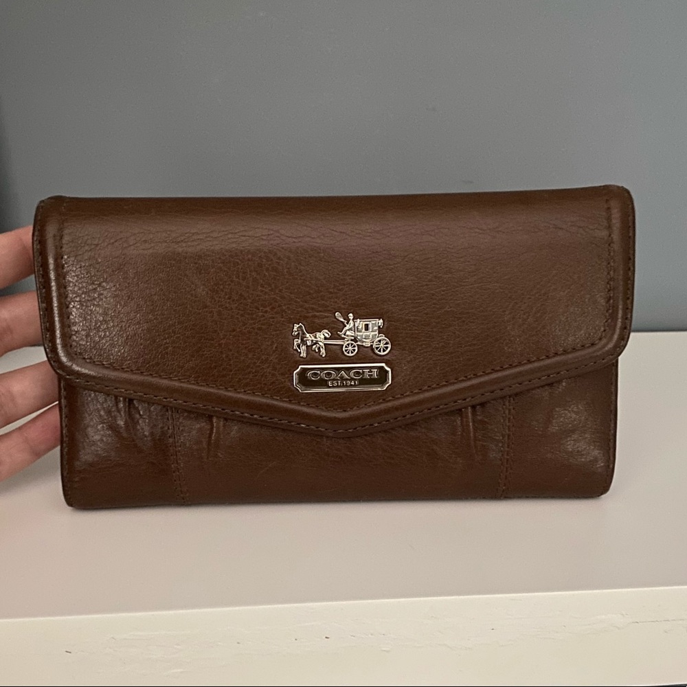 Authentic Coach leather wallet